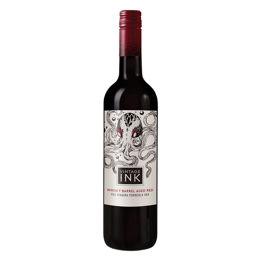Vintage Ink Whisky Barrel Aged Red VQA