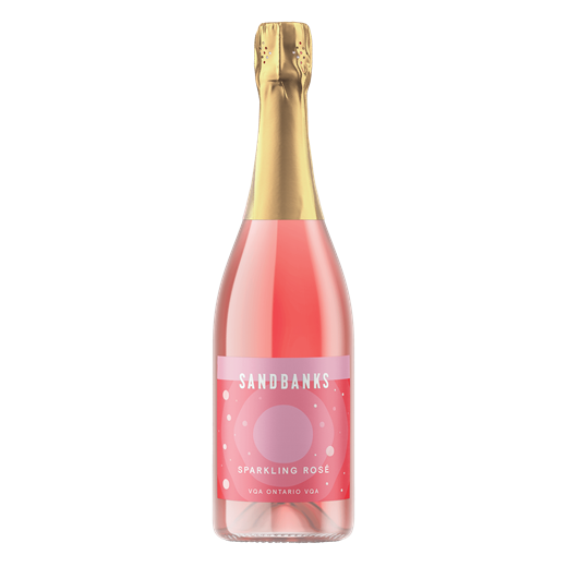 an image of Sandbanks Sparkling Rosé VQA