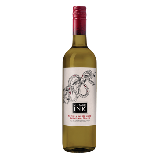 an image of Vintage Ink Tequila Barrel Aged Sauvignon Blanc VQA